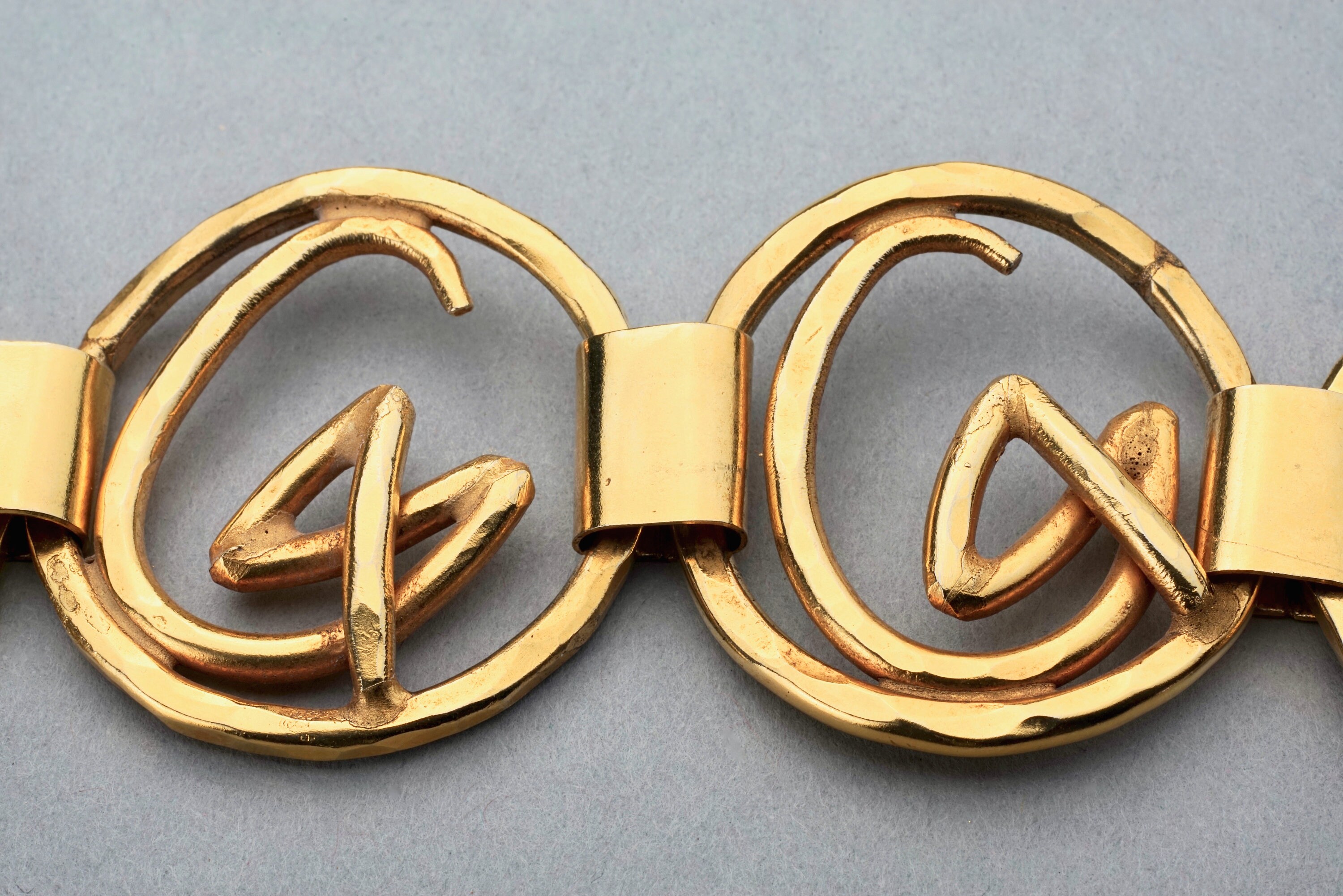 Vintage CHRISTIAN LACROIX Iconic Logo Link Bracelet - Etsy