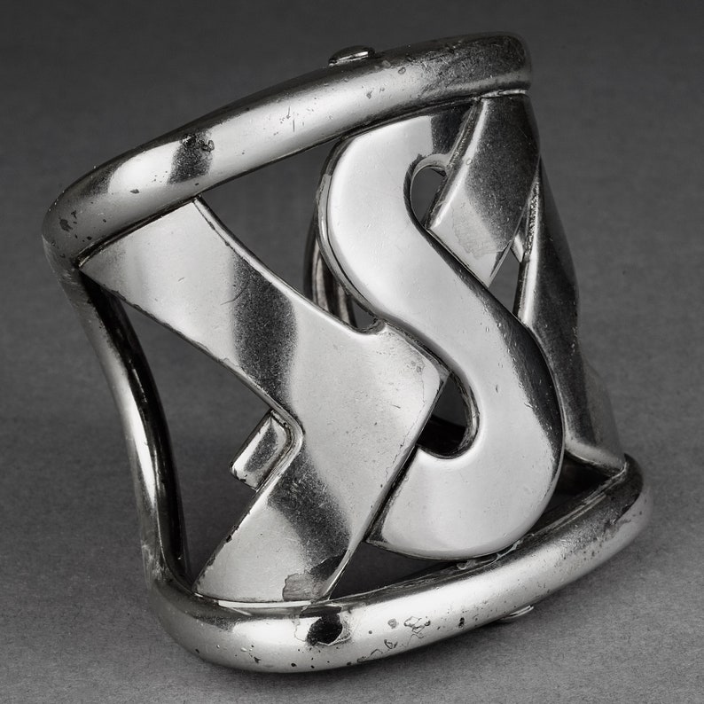 ysl logo cuff