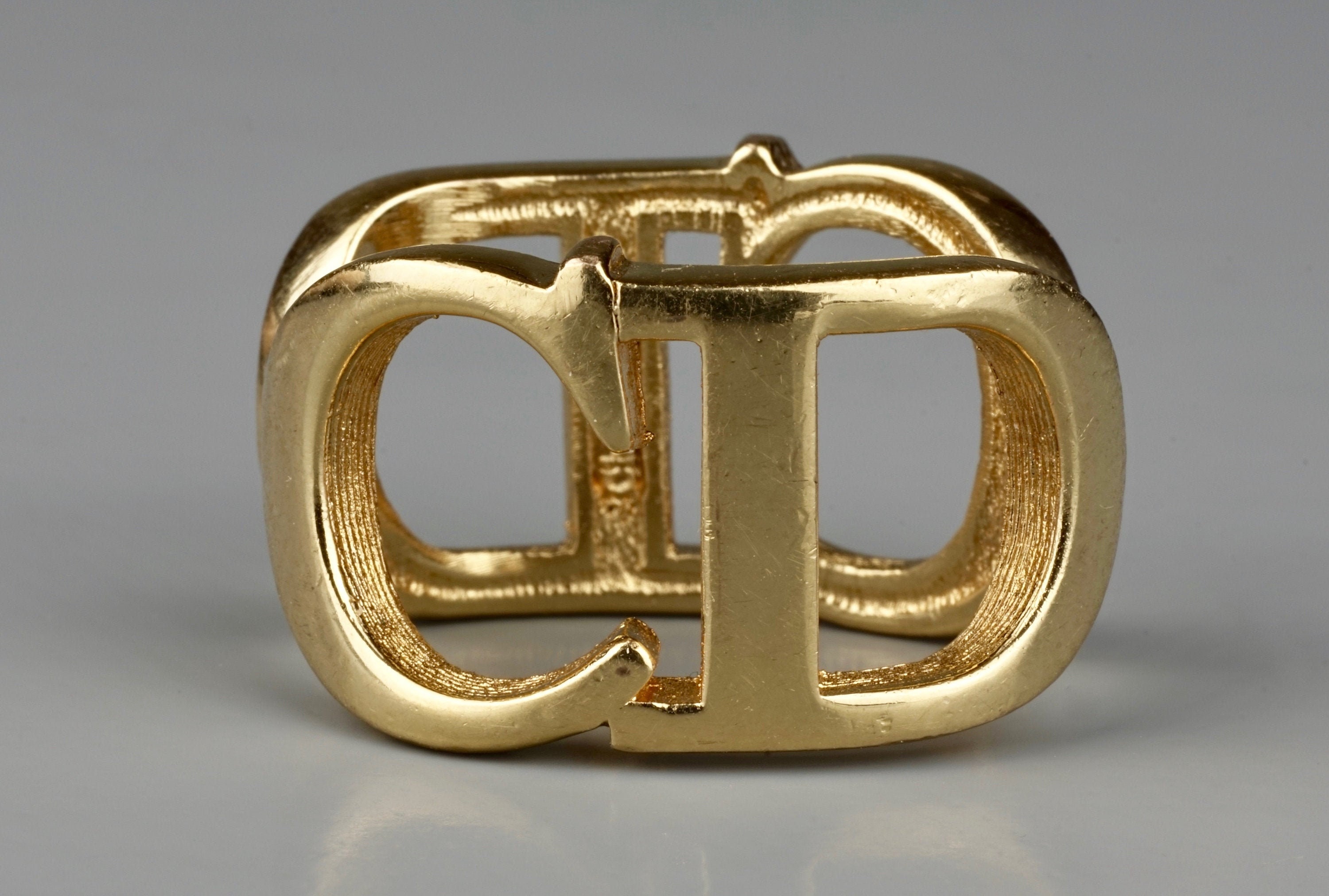 Vintage CHRISTIAN DIOR Logo Monogram Scarf Ring Etsy India