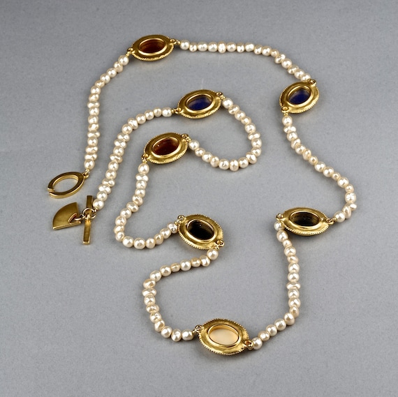 Collier Vintage Rare Karl Lagerfeld Authentique - Occasion En Superbe état