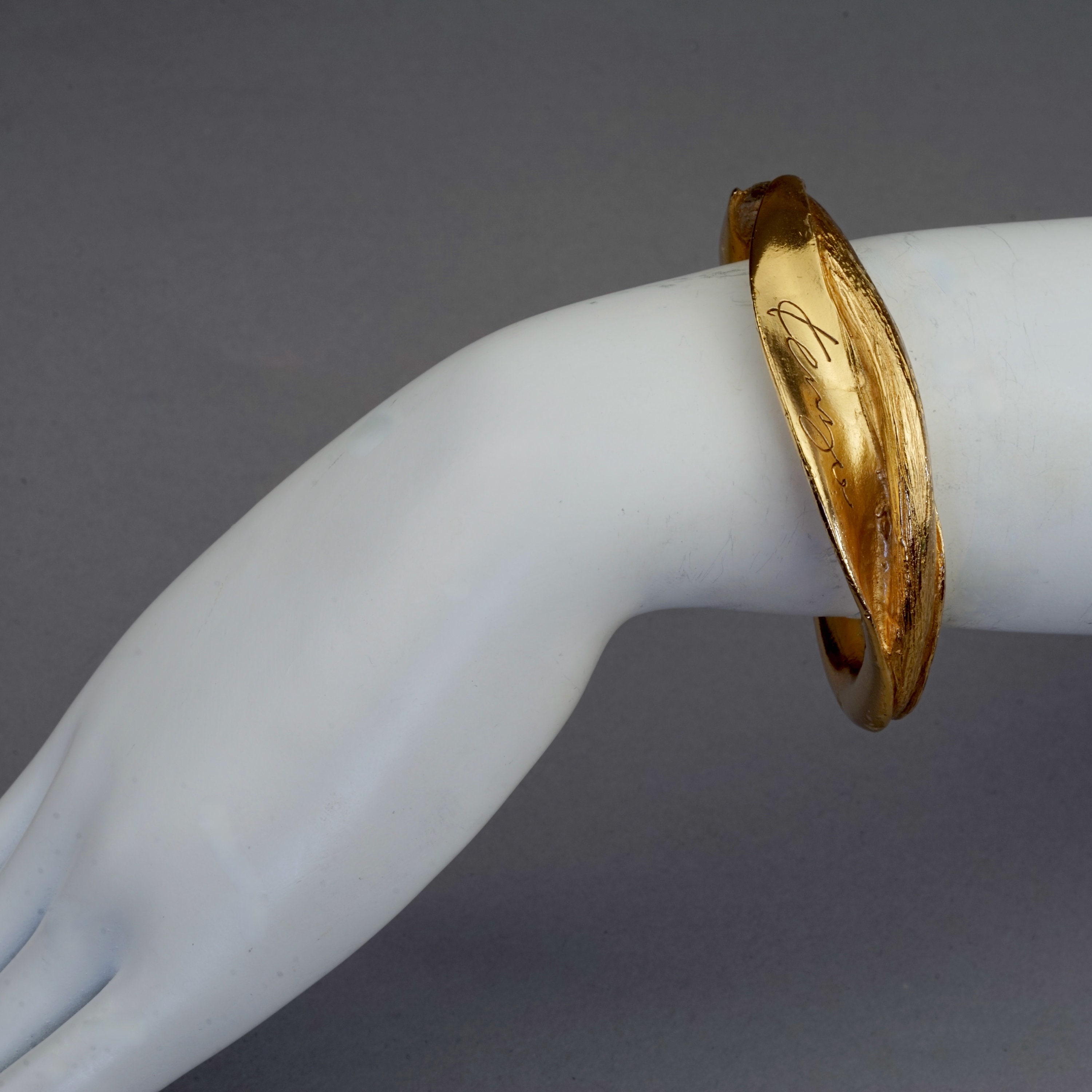 Vintage KENZO Calla Lily Rigid Bracelet Bangle - Etsy Hong Kong
