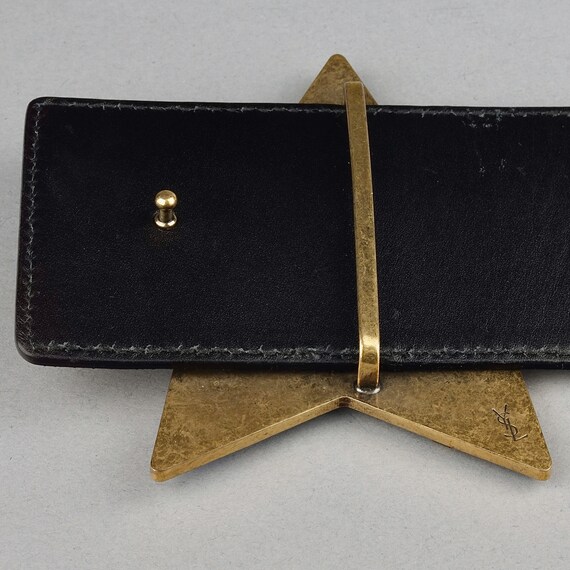 Vintage Massive YVES SAINT LAURENT Ysl Star Mirro… - image 8