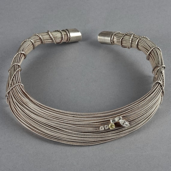 Vintage CHRISTIAN LACROIX Bundled Textured Wires … - image 1