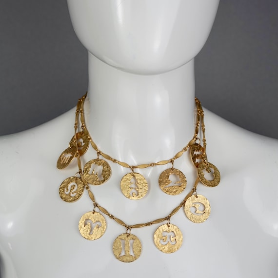 80s pacorabanne Necklace & Earrings Set