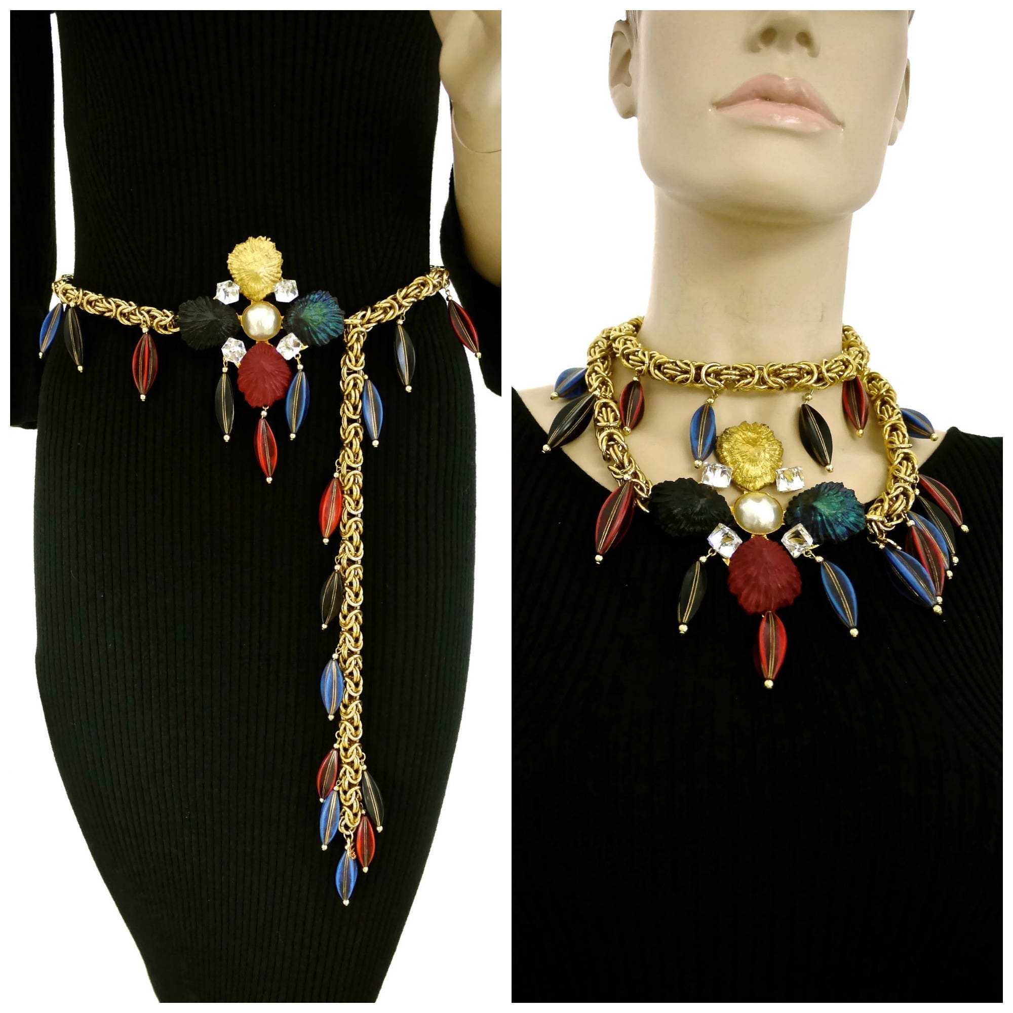 Vintage YSL Yves Saint Laurent by Robert Goossens Shell