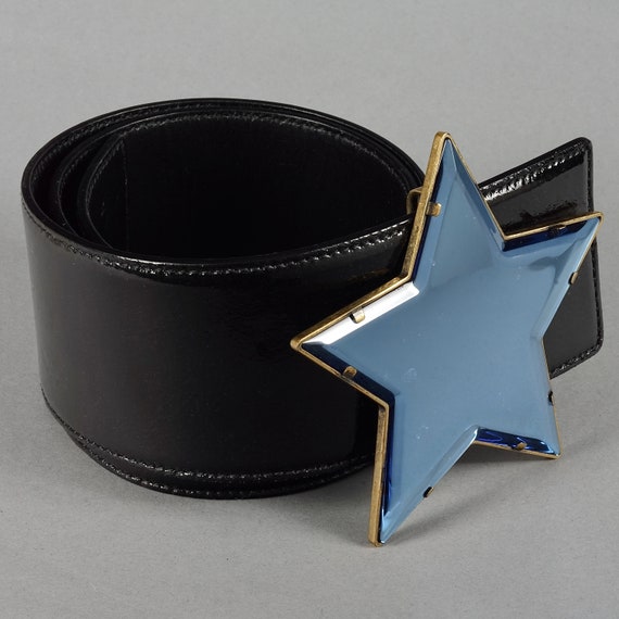 Vintage Massive YVES SAINT LAURENT Ysl Star Mirro… - image 4