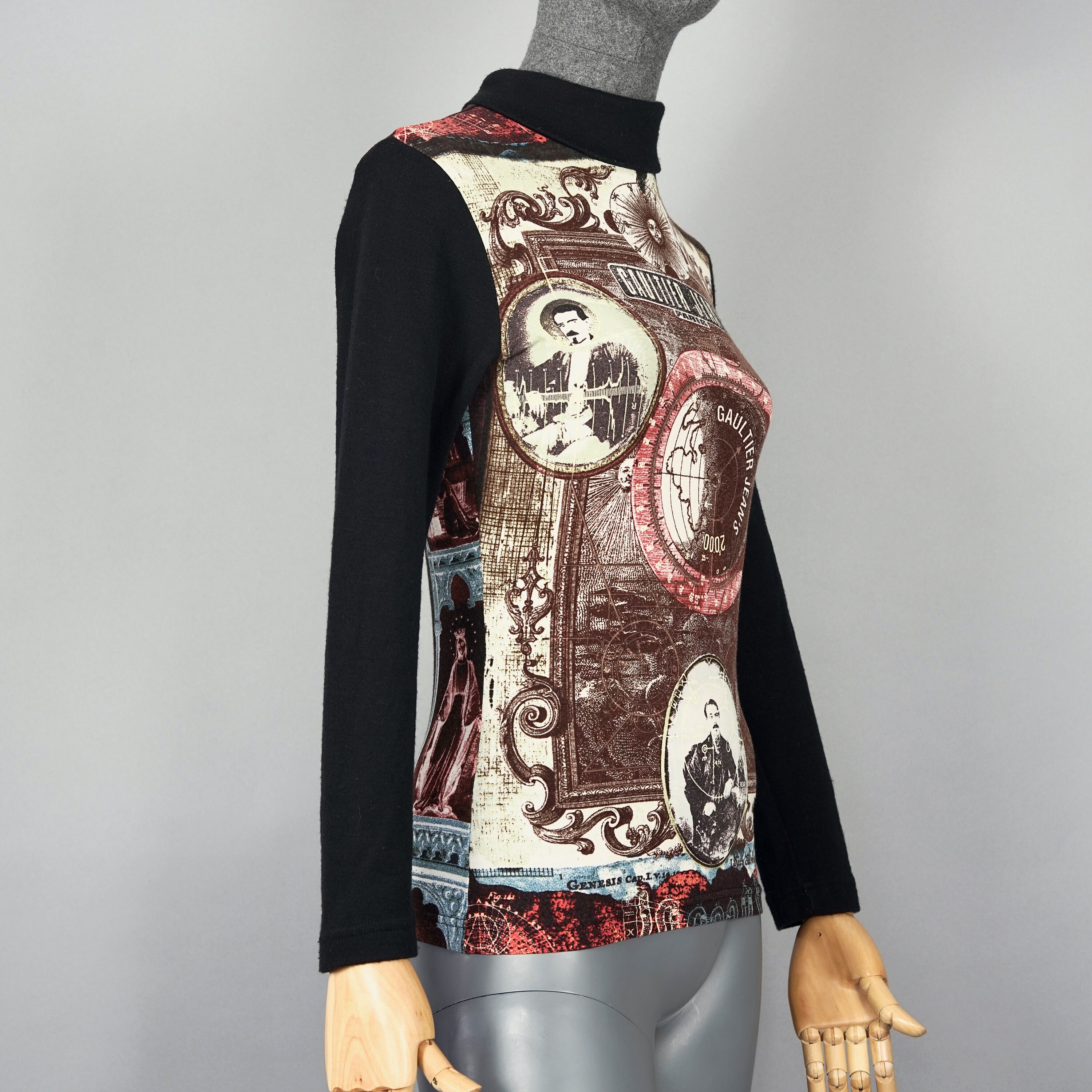 Vintage Jean Paul Gaultier print top