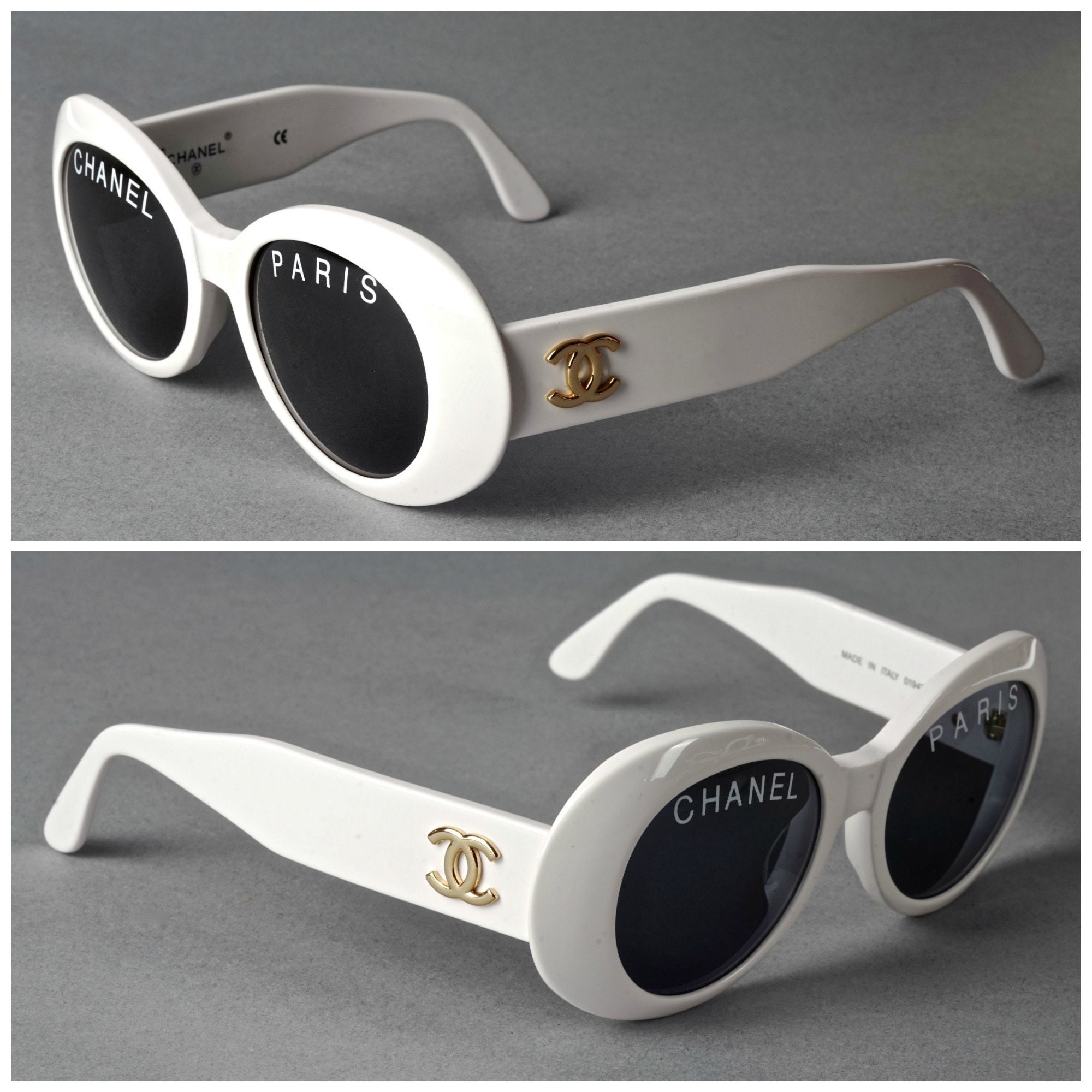 white chanel shades