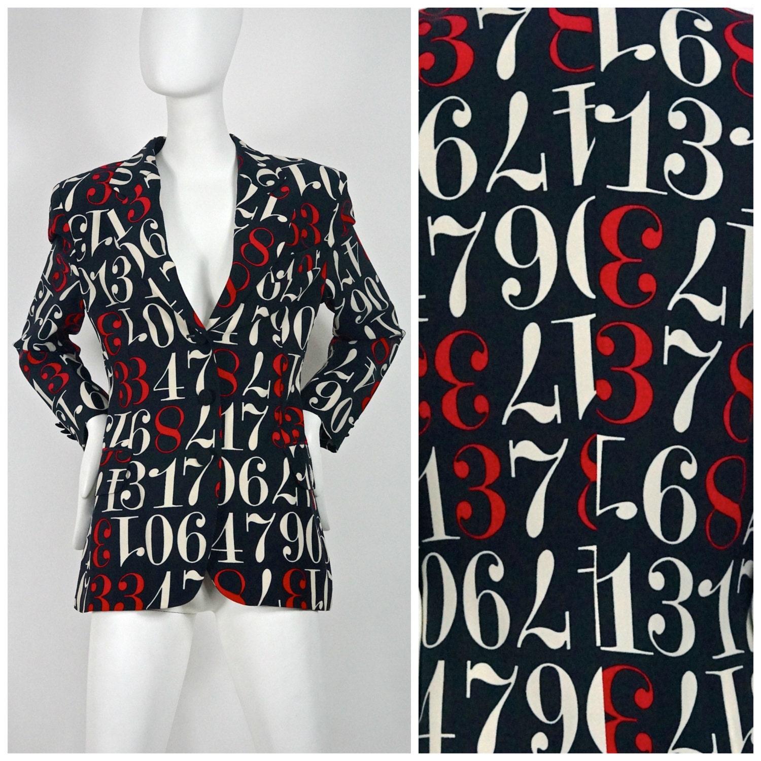 vintage moschino blazer