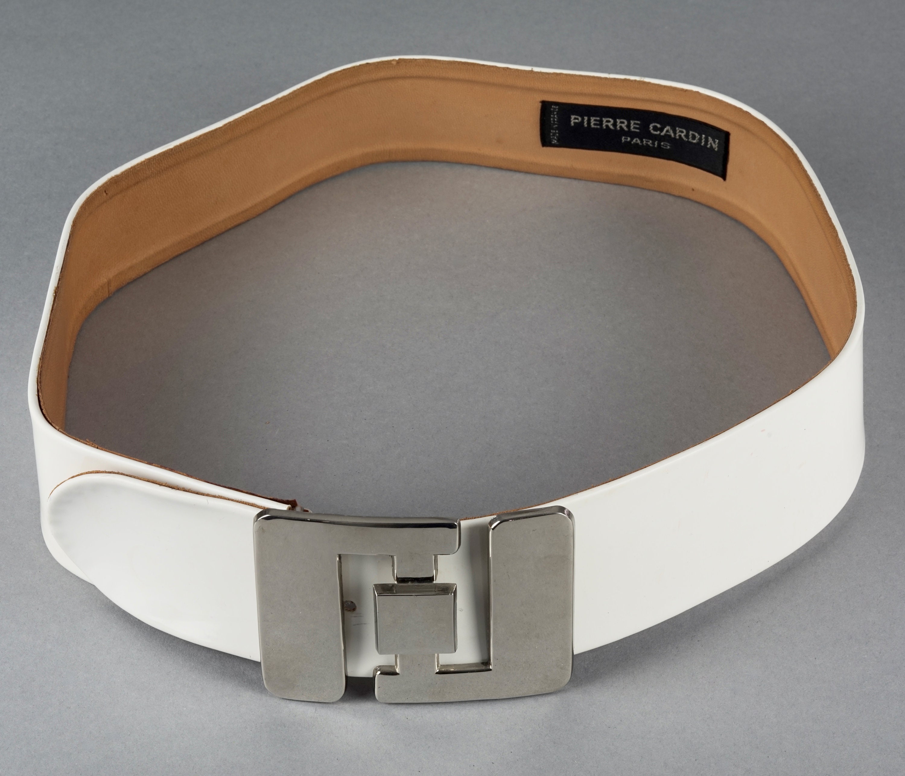 Pierre Cardin skinny white leather belt Buy White Female Belt Genuine Leather Thin 3/4 Inch  main image 2