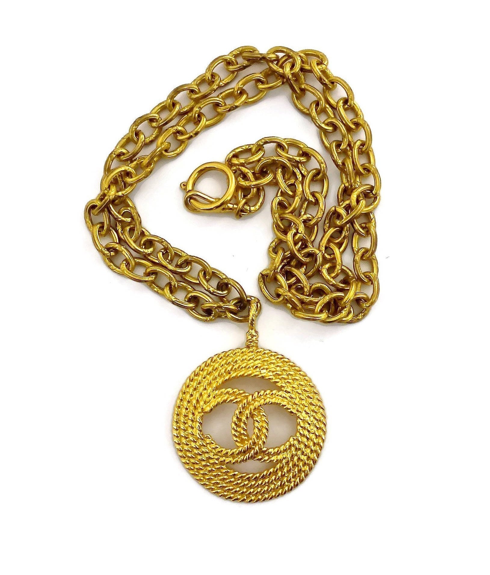 CHANEL PreOwned 1994 CC Medallion Chain Necklace Farfetch #46 CHANEL PreOwned 1994 CC Medallion Chain Necklace Farfetch