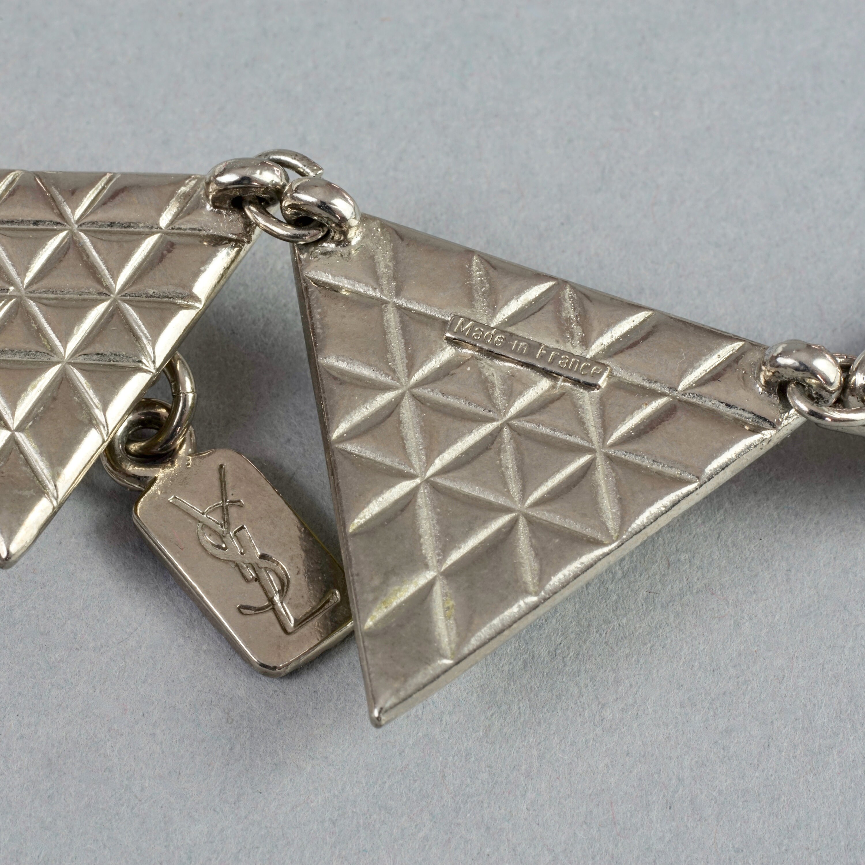 Vintage YVES SAINT LAURENT Ysl by Robert Goossens Triangle