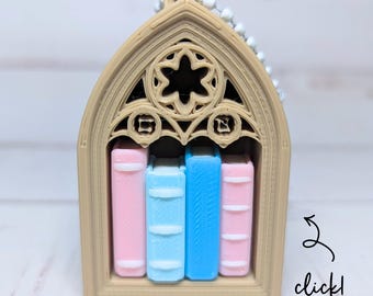 Sacred Library — The Duchess's Chambers Fidget Clicker Keychain