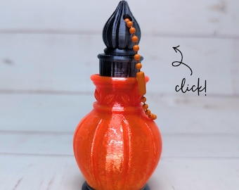 Ember Fire Elixir — Potion Bottle Fidget Clicker Keychain