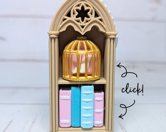 Gilded Songbird Shrine — The Duchess's Chambers Fidget Clicker Keychain