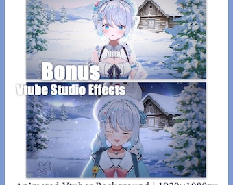 Snowbreak | Vtuber Stream Asset | Streaming Assets | Twitch Accessories |  Animated Vtuber Background | MP4 Digital DL