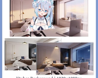 Just One Thing Today | Vtuber Asset | Streaming Assets | Twitch Accessories | Ambient Lights | Luxury | Background