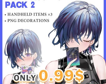 Hand Assets Pack 2 | Magician Fortune Teller丨VTuber Assets丨Vtuber Outfit Asset | Ready to use | Vtube Studio