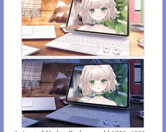 It's been a while! | Vtuber Asset | Streaming Assets | Twitch Accessories |  Animated Vtuber Background