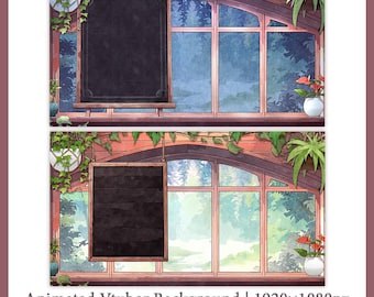 Greenhouse Vegetables | Vtuber Room Asset | Streaming Assets | Twitch Accessories |  Animated Vtuber Background | MP4 Digital DL