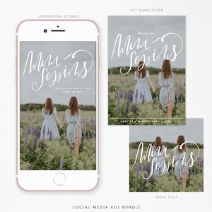 INSTANT DOWNLOAD  - Instagram Social Media Ads Bundle - E1637