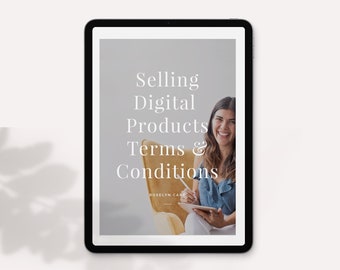 Selling Digital Products - Terms & Conditions