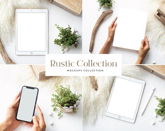 The Rustic Mockups Collection | 15 Stock Images