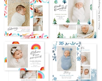 Birth Announcement Photocard Bundle | Quarantine Baby