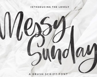 Messy Sunday Script Font