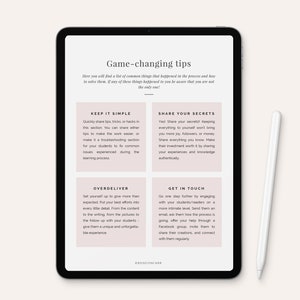Step By Step Tutorial Template Etsy Step By Step Tutorial Template Etsy