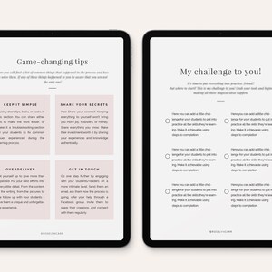 PDF Tutorial & How to Guide Template - Etsy