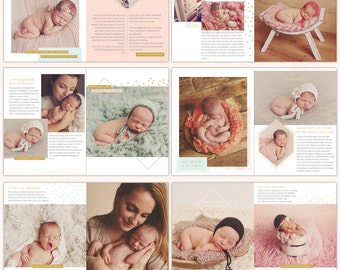 Newborn Photography Digital Magazine • Welcome baby - INSTANT DOWNLOAD