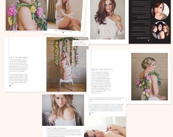 Boudoir Photography Digital Magazine - INSTANT DOWNLOAD - Sweet Pink