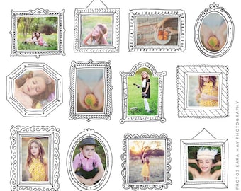 INSTANT DOWNLOAD - Photoshop Photo frames - Magical frames CBD004