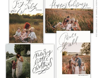 Christmas 5x7 Photo Card Bundle | Holiday Cheers