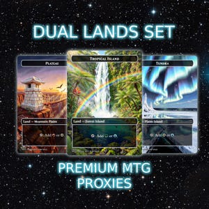 Premium dual lands set - MTG PROXIES