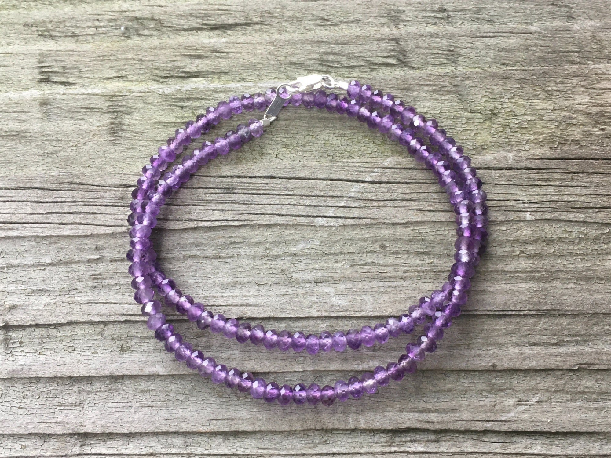 Amethyst store choker necklace
