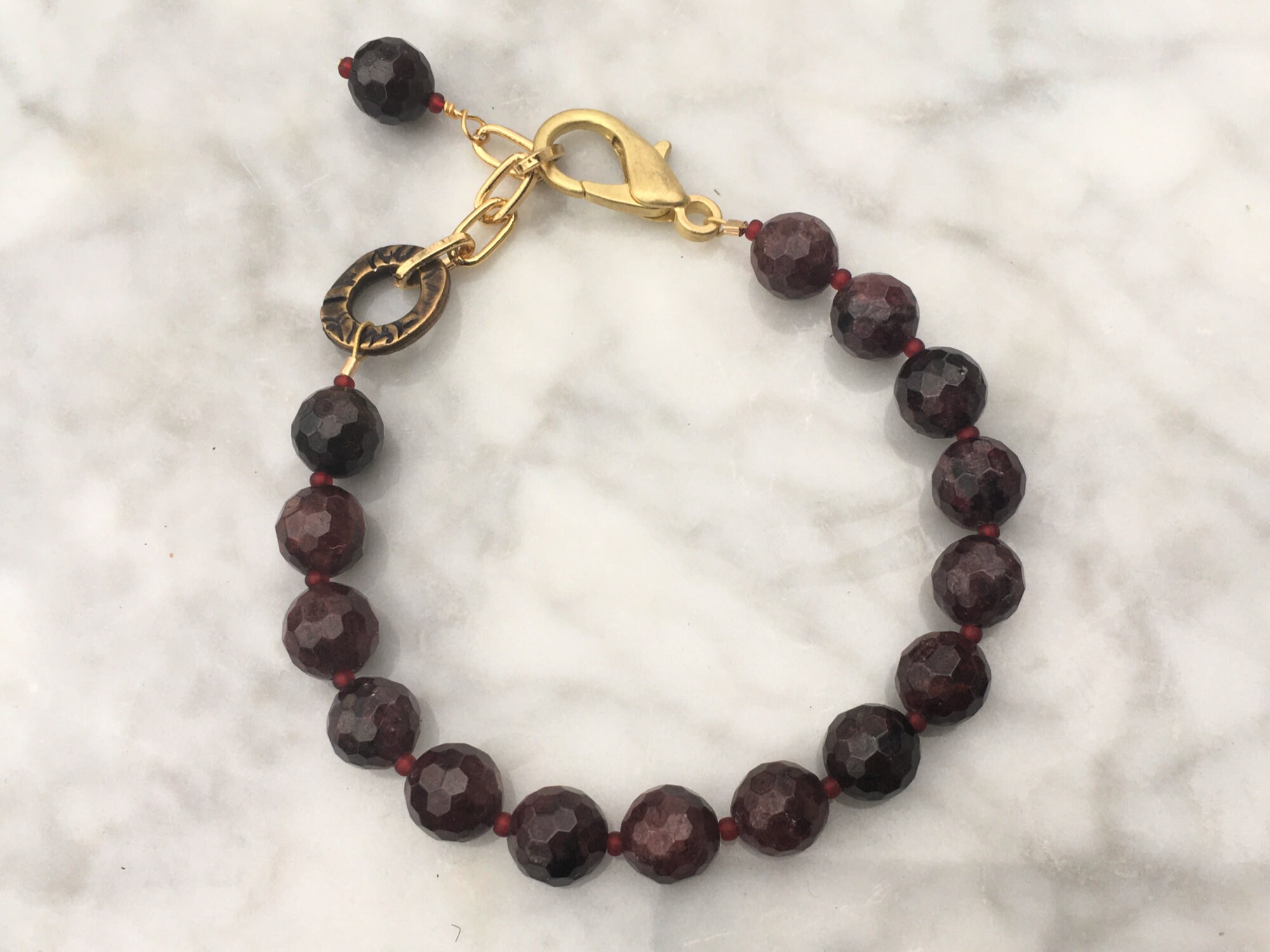 Red Garnet Bracelet High Quality | Shopee Philippines