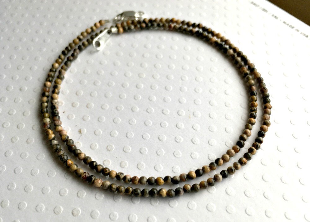 leopard skin jasper flat pendant leopard skin jasper flat pendant