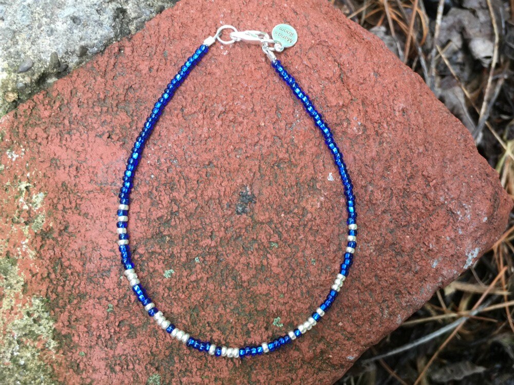 Morse Code Bracelets, Tiny Size 11 Seed Bead Readable Morse Code