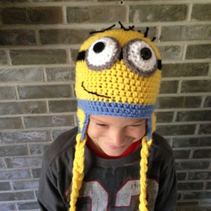 Minion Crochet Hat **PATTERN ONLY**