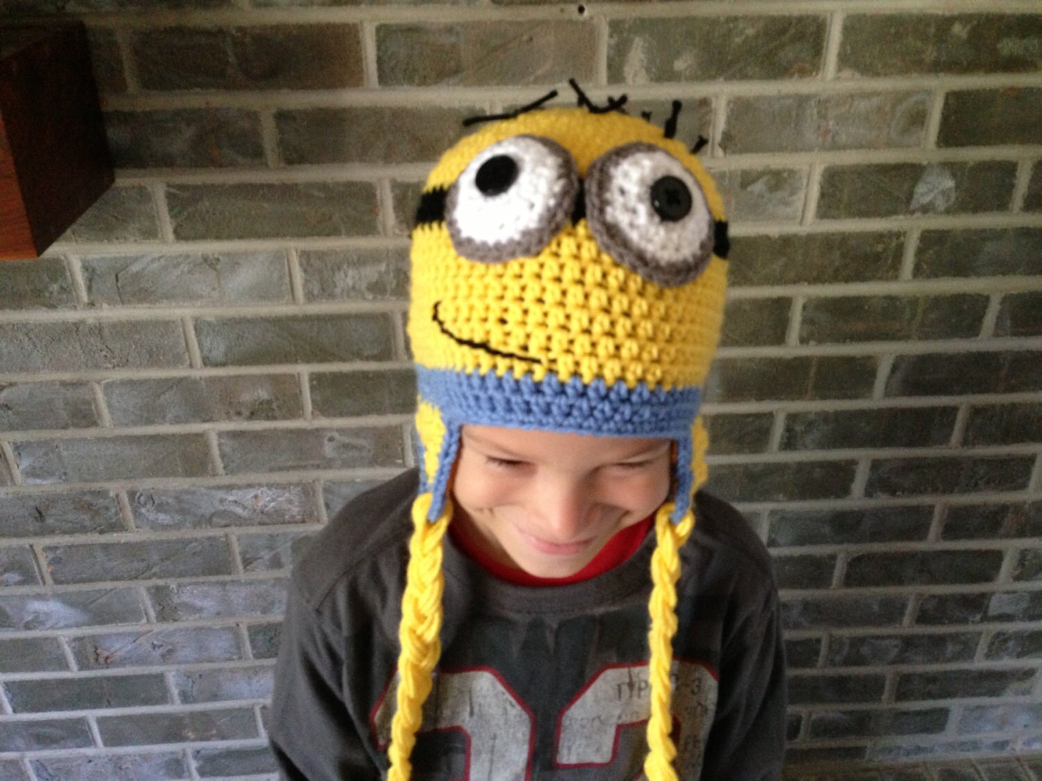 Seven-Size Minion Crochet Hat
