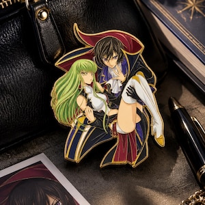 Code Geass Lelouch and C.C Hard Enamel Pin