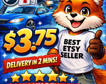 Vehicle history checklist PDF (cheapest and quickest one on Etsy)