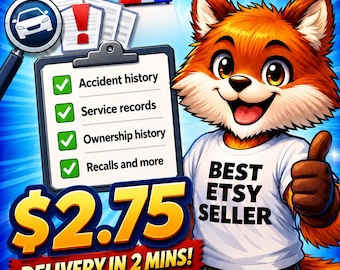 U.S.A, Canada INSTANT CARFAX Report PDF | Cheapest and quickest one on etsy | Trusted seller | Check my reviews!
