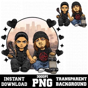 lil homies png, mijo png, chicana png, Chola kids png, cut file, homies sublimation, chola chibi png, 90s png, homies clipart, cholo cricut
