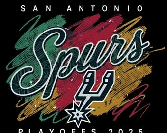 San Antonio playoffs 2026 PNG, Go Spurs Go Basketball Team Sublimation design