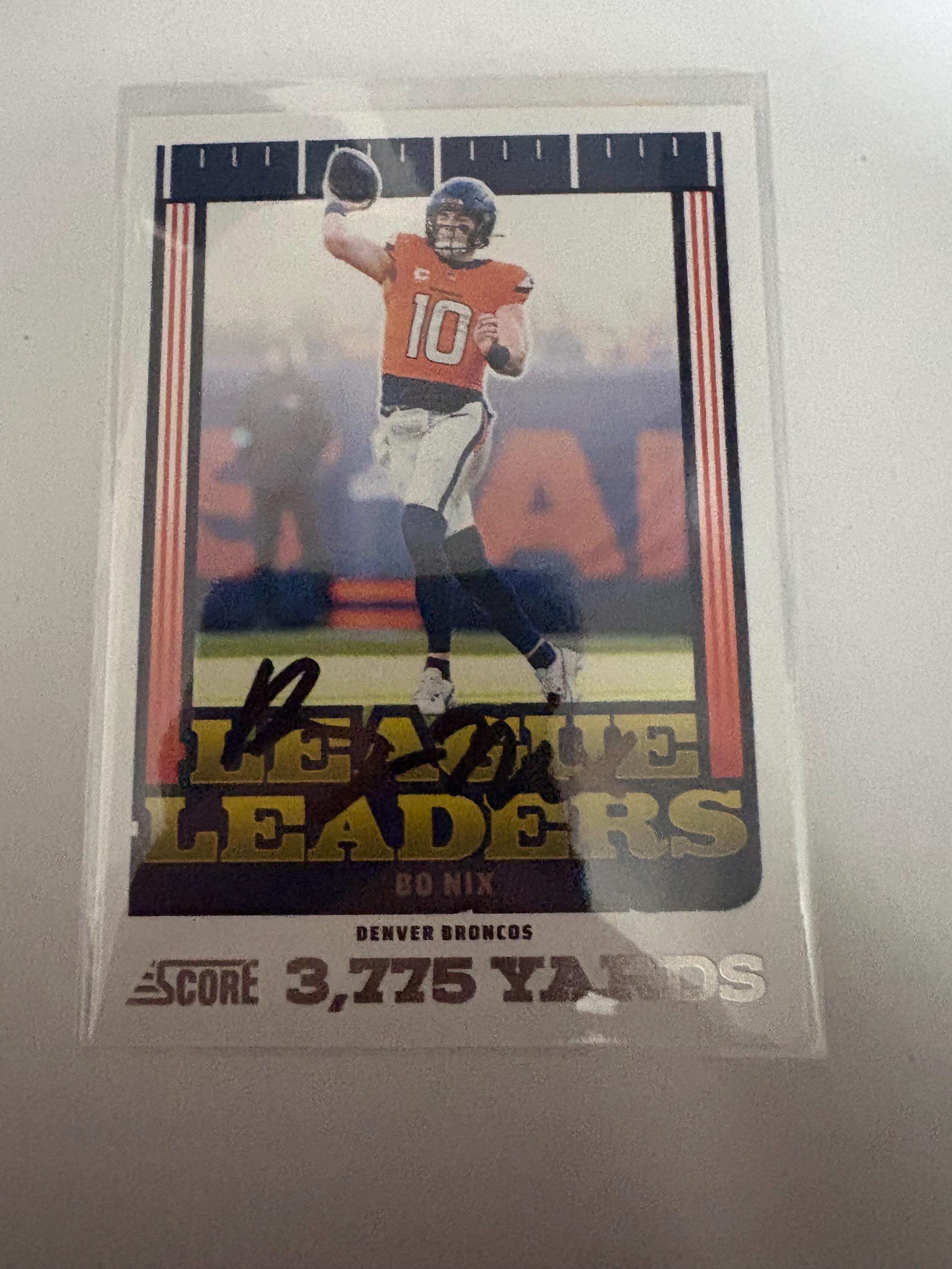 bo nix passing grade card Amazon.com: Graded 2024 Panini Prizm Bo Nix #309 Rookie RC Football Card  PSA 10 Gem Mint : Collectibles & Fine Art