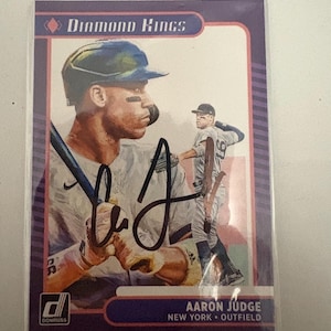 Aaron judge signed card - Etsy 日本