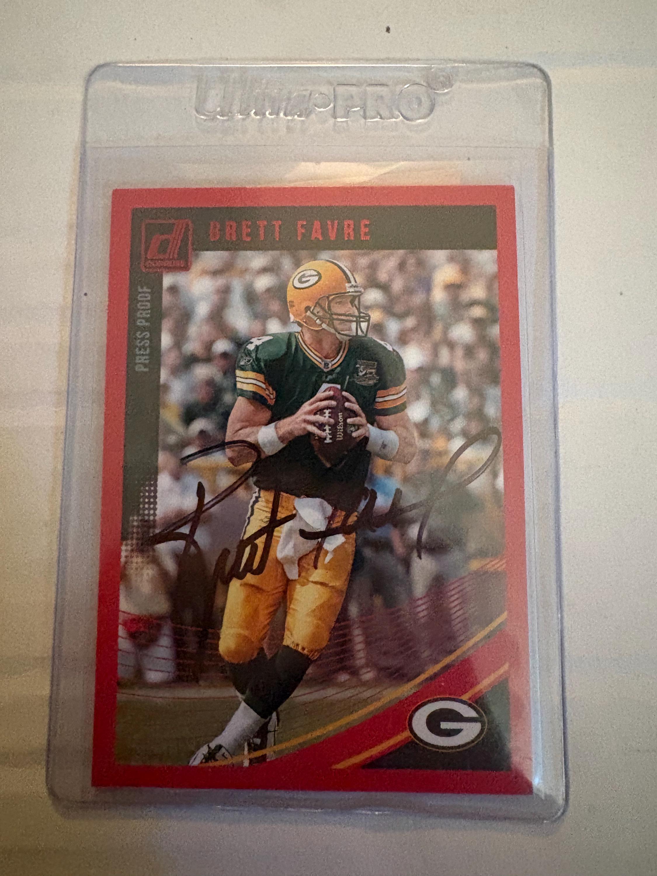 Brett Favre Autograph - Etsy